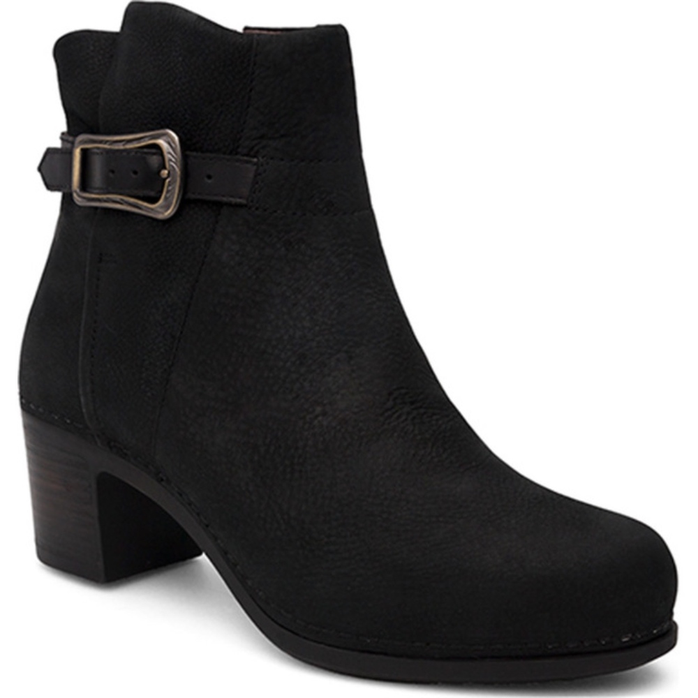 Dansko HARTLEY BOOTS Black Nubuck Leather